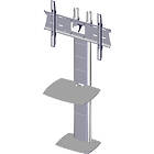 Unicol AVHB Avecta height adjustable bolt-down Monitor/TV stand finished in silver product image