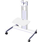 Unicol AVLT1B Avecta Low Level Monitor/TV Trolley finished in white product image