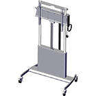 Unicol AVMT71 PowaLift Powered Height Adjustable TV/Monitor Trolley finished in silver product image