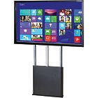 PowaLift Floor‑to‑Wall electric monitor lift for 33‑70" Large Format Displays