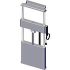 Unicol AVMW71 PowaLift Floor-to-Wall Electric Monitor Lift finished in silver product image