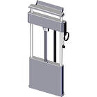 Unicol AVMW71 PowaLift Floor-to-Wall Electric Monitor Lift finished in silver product image