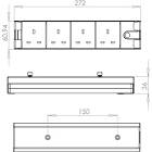 Unicol AXESU Axia 4-Way Power Socket product image