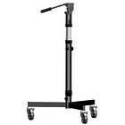 Standard tripod screw adjustable height camera trolley