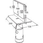 Unicol GCPS Single Purlin clamp with adjustable tilt product image