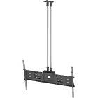 Monitor/TV ceiling mount kit with twin 2 metre columns