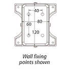 Unicol LVA Tilting Wall Mount for monitors up to 21" product image
