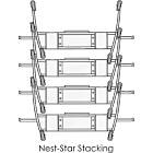 Unicol NST1 Nest-Star AV Teaching trolley system for Monitor/TVs product image