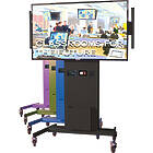 Nest‑Star AV teaching system on wheels for large format monitors up to 90"