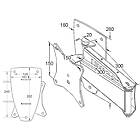 Unicol PLA1X1 Panarm Heavy Duty Dual Arm Swing-out Wall Mount for screens 33-57" product image