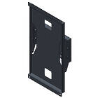 Unicol PPW1 Xactmatch Portrait bespoke tilting wall mount for monitors and TVs  from 33 to 70 inches (Max weight 75kg; Tilt 0-10deg.)
