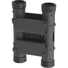 Twin Column Back‑to‑Back Floor‑to‑Ceiling Coupler