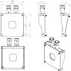 Unicol PS9 Convert Pozimount/Xactmatch mounts to fit twin columns, Max 120kg load product image