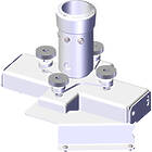 Unicol PSM Micro Adjustment Bespoke projector bracket for projectors up to 60kg finished in white product image