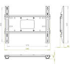Unicol PZX3 Pozimount Non-tilting Wall Mount for Monitors/TVs product image