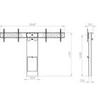 Unicol RFWSH-HD200 Rhobus Heavy Duty Dual Monitor Floor-to-Wall Stand product image