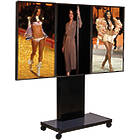 Unicol RH300P Rhobus Triple Portrait TV/Monitor Trolley (33