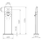 Unicol RHBD100-HD Rhobus Heavy Duty Bolt Down Large TV/Monitor stand product image