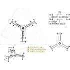 Unicol SG3C 3 Screen Spider Gantry Frame product image