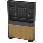 Unicol SUM6FS Summit Free-standing Single Screen Video Conference Wall product image