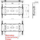 Unicol TCAVTS thumbnail image. Click to enlarge. Unicol TCAVTS Span Bar and Monitor Mount for TCAVT Trolley product image