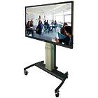 Tableau+ Height and Tilt adjustable trolley for  monitors