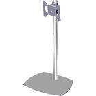 Unicol TVV1 Tevella Small TV/Monitor Upright Stand for screens up to 32 inches finished in silver product image