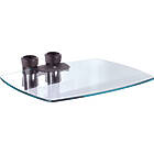 Unicol VGS 50×40cm toughened glass shelf for VS1000 stands and trolleys