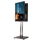 Unicol VSLBB-1500x2-PS8-PPZXx2 VS1000 Portrait Twin Back-to-Back TV/Monitor Plinth Stand product image