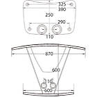 Unicol VSX VS1000 Scimitar plinth base product image