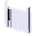 Unicol VTS1 Vertical Serviceable Cassette Screen Mount finished in white product image