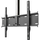 Unicol VZXC1 Versus thin Monitor/TV ceiling mount; non-tilting (VESA 200×200 - 600×400; **Does not include column or ceiling plate**)