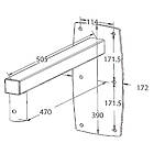 Unicol WB1 Multi-Purpose Wall Bracket Pegged Version product image