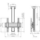 Vogels C0844B TV/Monitor Ceiling Mount  Kit product image