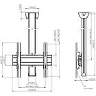 Vogels C3044S TV/Monitor Ceiling Mount  Kit product image