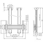 Vogels CD3064B Large TV/Monitor Ceiling Mount  Kit product image