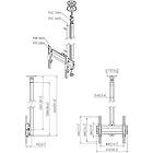 Vogels CT242244S Turning TV/Monitor Ceiling Mount product image