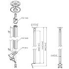 Vogels CT243011B TV/Monitor Turning Ceiling Mount product image