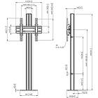 Vogels FM1544S LCD/LED monitor / Commercial TV  Bolt-down stand for screens up to 65 inch product image