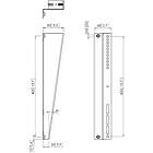 Vogels PFA 9122 Z-Bracket for PFS3504 3D display strips product image