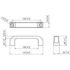 Vogels PFA 9124 Trolley hand grip for PUC27xx and PUC29xx columns product image