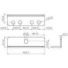 Vogels PFA 9126 Additional bracket kit for Connect-it interface bars product image