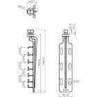Vogels PFA 9128 Cable management tower clips for PFB 34xx Interface bars product image