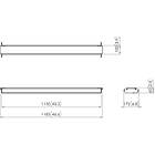 Vogels PFA 9129 115cm Video Wall Cross Bar product image