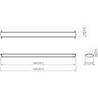 Vogels PFA 9130 150cm Video Wall Cross Bar product image