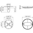 Vogels PFA 9132 Connect-It Floor/Ceiling Support finished in black product image