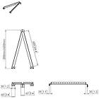 Vogels PFA 9141 Wall support sliding brackets for Vogels PUC29xx columns product image