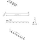 Vogels PFA 9142 Wall support extension kit 2 arms for PFA9141 finished in Black product image