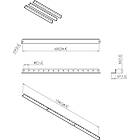 Vogels PFA 9143 Wall support extension kit 3 arms for PFA 9141 finished in Black product image