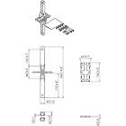 Vogels PFA 9156 Column Coupler for PUC 29xx finished in Black product image